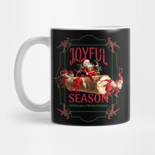 Joyful Season Christmas Design Mug